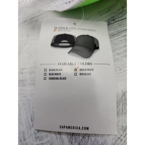 NINTENDO Trucker Hat Neon Green Mesh SnapBack Brand New With Tags Cap America - Picture 5 of 9
